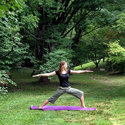 Woman doing yoga